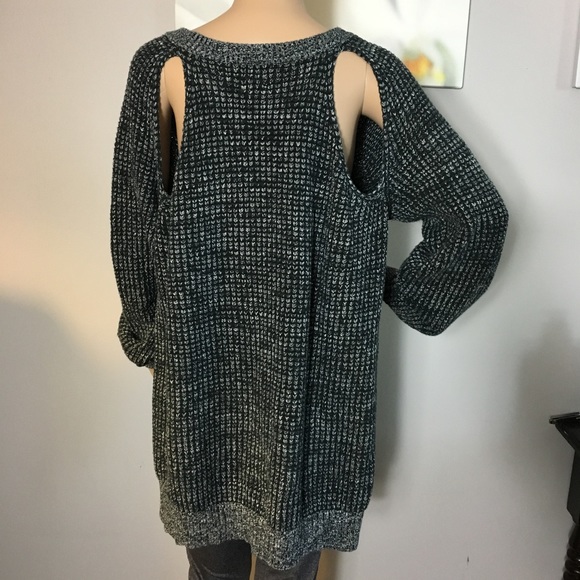 Free Press Sweaters - Cute Oversized Sweater with shoulder cut-outs